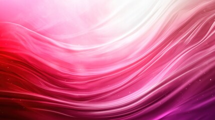 Fototapeta premium Smooth waves of soft pink and red colors flow seamlessly across a gentle background, creating a calming space ideal for relaxation or meditation at any time of day