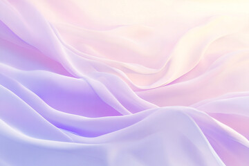 Obraz premium Elegant Abstract Pastel Wave Background in Pink, Purple, and Blue Tones