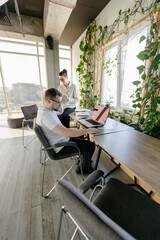 Workers in Business office 