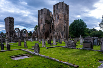 Fototapeta premium Elgin cathedral, gothic cathedral in North Scotland