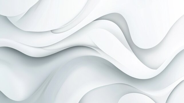 A stylish abstract background with fluid, curving forms in a monochromatic scheme, perfect for copy space