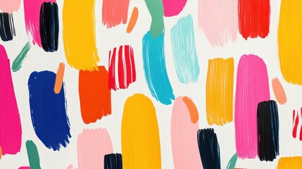 Colorful paint strokes background texture