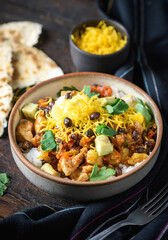 Homemade prepared healthy and keto diet dish