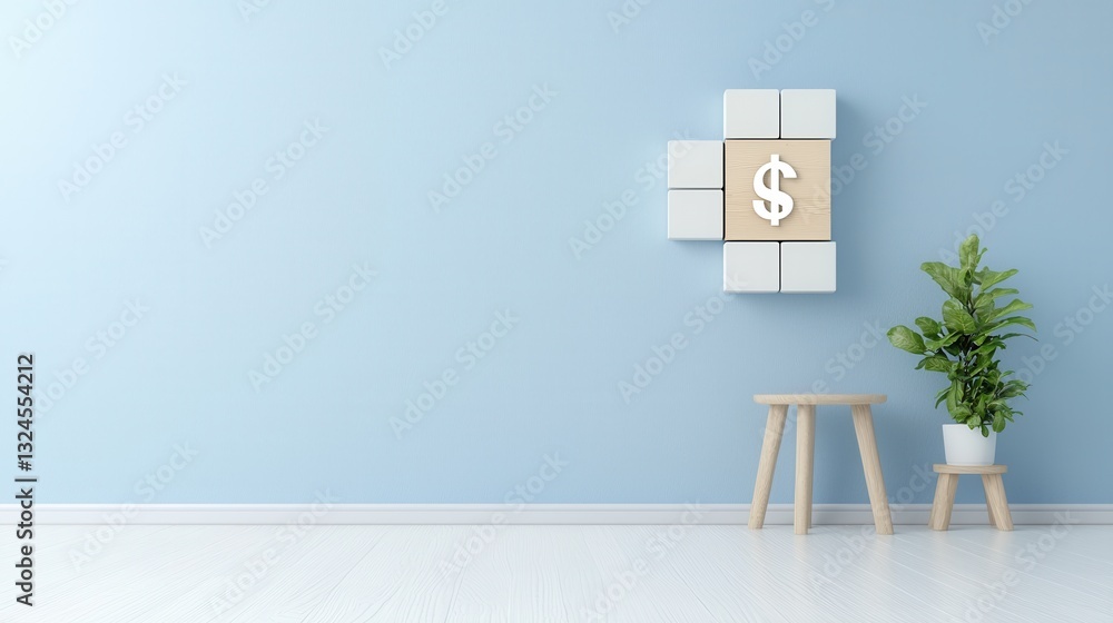 Poster a 3d render of a glowing luminous lightbulb symbolizing innovation creativity and the potential for 