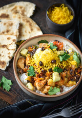 Homemade prepared healthy and keto diet dish