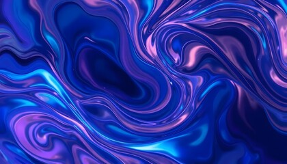 Abstract Swirling Liquid Pattern