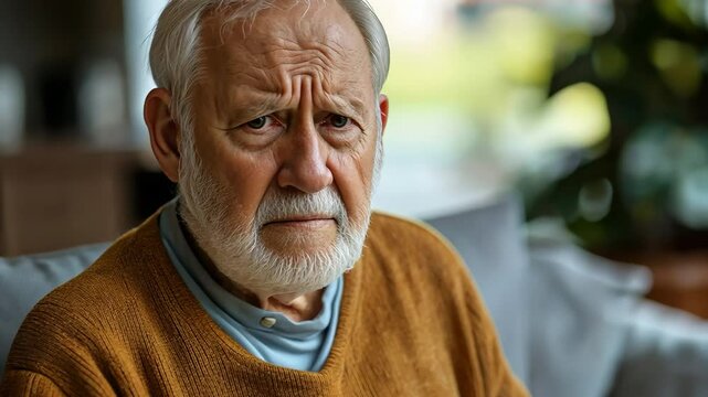 An elderly man with severe stomach pain and stomach ulcer disease