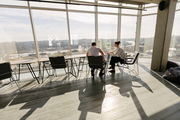 Office workers working togather