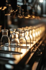 Glass Bottles on Counter