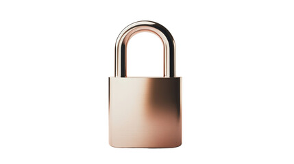 Fototapeta premium padlock isolated on white background