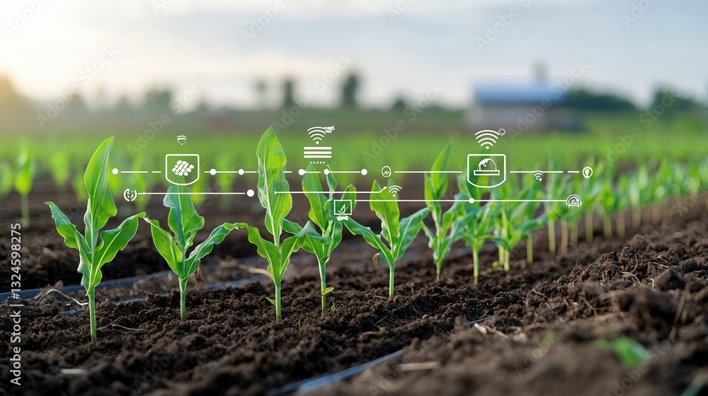 Poster innovative technologies are transforming the field of precision agriculture enabling data driven dec