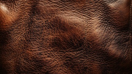 Luxurious Brown Leather Texture for Elegant Background Design