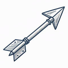 arrow marker isolated png mark hand draw