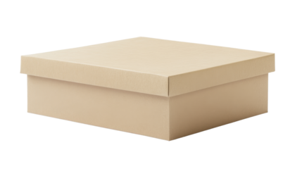 cardboard box isolated on white background