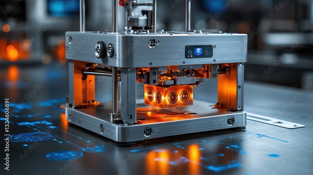 Poster advanced 3d printing technology: precision manufacturing and rapid prototyping