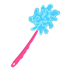 absorbent washcloth baby cartoon vector illustration