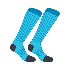 crew socks soccer cartoon vector illustration