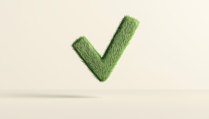 Green Checkmark: Sustainable Choice.
