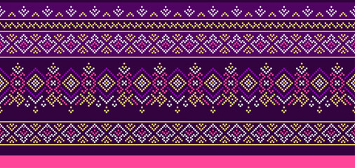 pixel thaitraditional blue