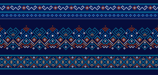 pixel thaitraditional bluenavi