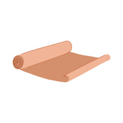 pastries parchment paper cartoon vector illustration
