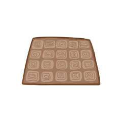 cotton fiber rug natural cartoon vector illustration