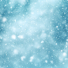 Fototapeta premium A soft snowfall effect with gentle white flake 