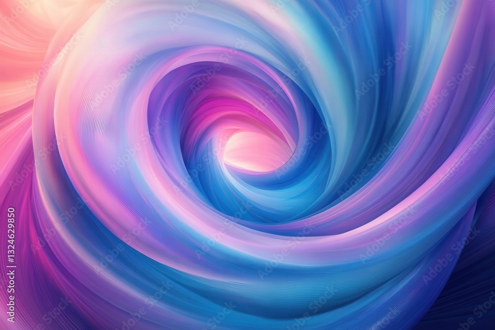 Poster colorful swirling patterns create a dynamic abstract background in vibrant blue, purple, and pink to