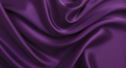 Obraz premium purple satin fabric with soft waves and luxurious folds