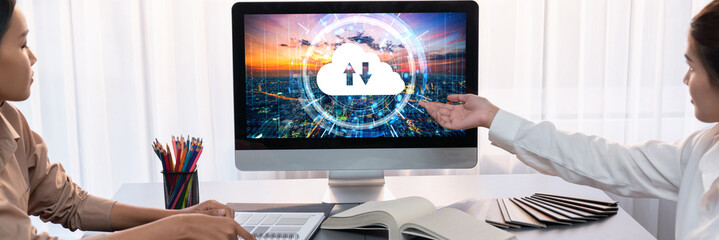 Cloud computing software for brisk remote work and personal data storage