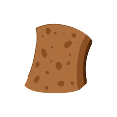 natural biodegradable kitchen sponge cartoon vector illustration