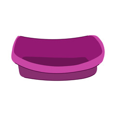 relax bathtub baby cartoon vector illustration