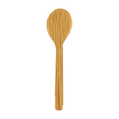 eco bamboo utensils cartoon vector illustration