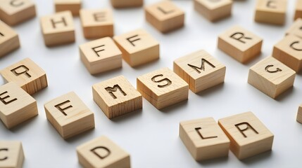 Wooden Block Letters Spelling Out the Word MSM