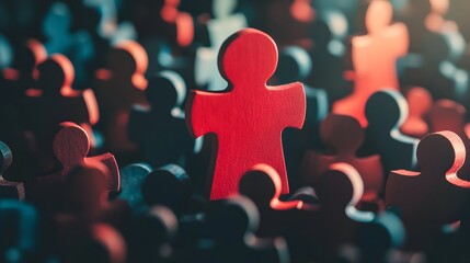 Obraz premium Standing Out From The Crowd