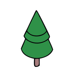 set of christmas trees