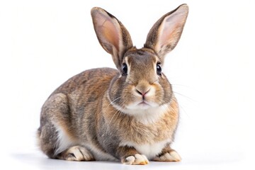 Obraz premium Californian rabbit isolated on white background