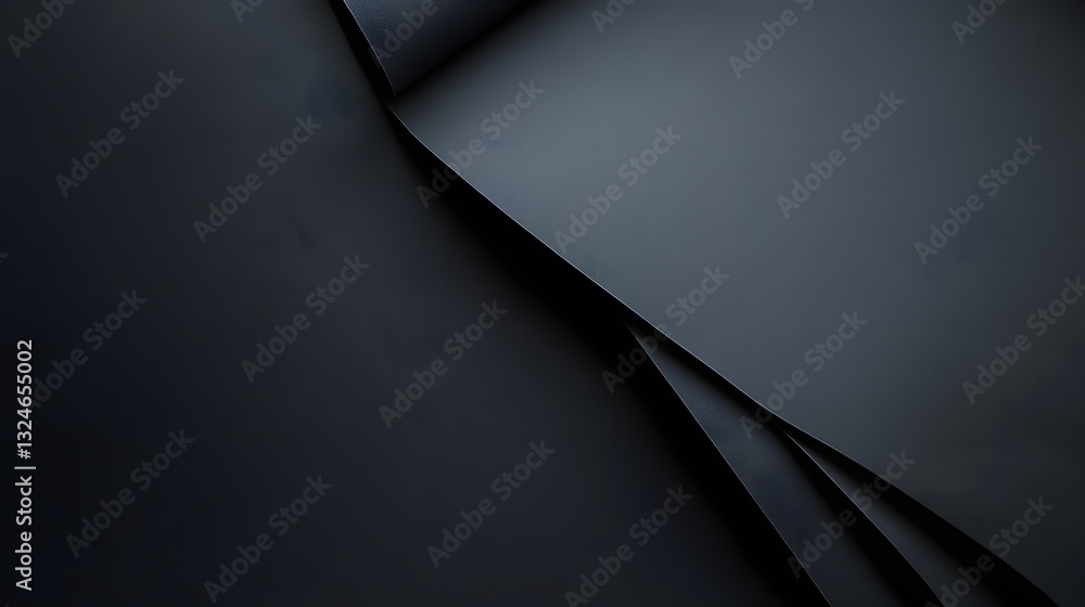 Poster Abstract Dark Gray Background with Layered Paper Design