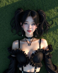 Gothic Romance Charm — Ethereal Beauty & Sensual Elegance