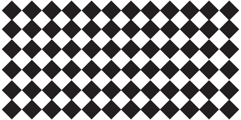 Seamless harlequin pattern-black and white