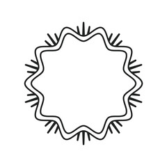  Circle Badge, Zig Zag Circle, Zig Zag Badge, Round Circle Logo, Circle Motif, Round Logo, Curved Badge, Vector Illustration Background