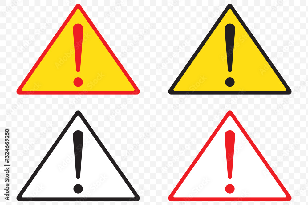Poster caution sign. warning triangle icon. yellow caution warn in png. warning sign with exclamation mark.