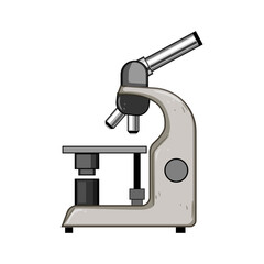 magnification microscope cartoon vector illustration