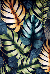 Wiktoriański wzór kwiatowy – klasyczny ornament roślinny w stylu vintage, dekoracyjna grafika botaniczna, elegancki motyw florystyczny, artystyczna kompozycja z detalami, bogata tekstura, tradycyjny d