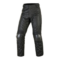 Sleek motorcycle riding pants with reinforced knee padding and abrasion resistant fabric for ultimate protection and style
