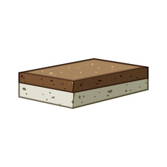 sustainable biodegradable kitchen sponge cartoon vector illustration