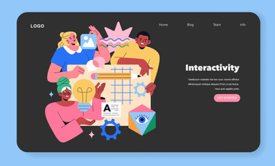 Workshops. Flat Vector Illustration