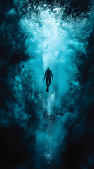 Ocean Depth: A Diver's Solitary Journey into the Abyss