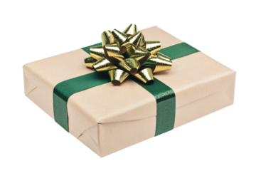 a gift box with a bow