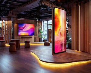 Explore the Future of Education Immersive Learning with Holographic Screens and Interactive AI Tutors Discover a cutting-edge futuristic online learning environment concept, blending advanced